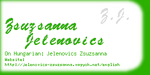 zsuzsanna jelenovics business card
